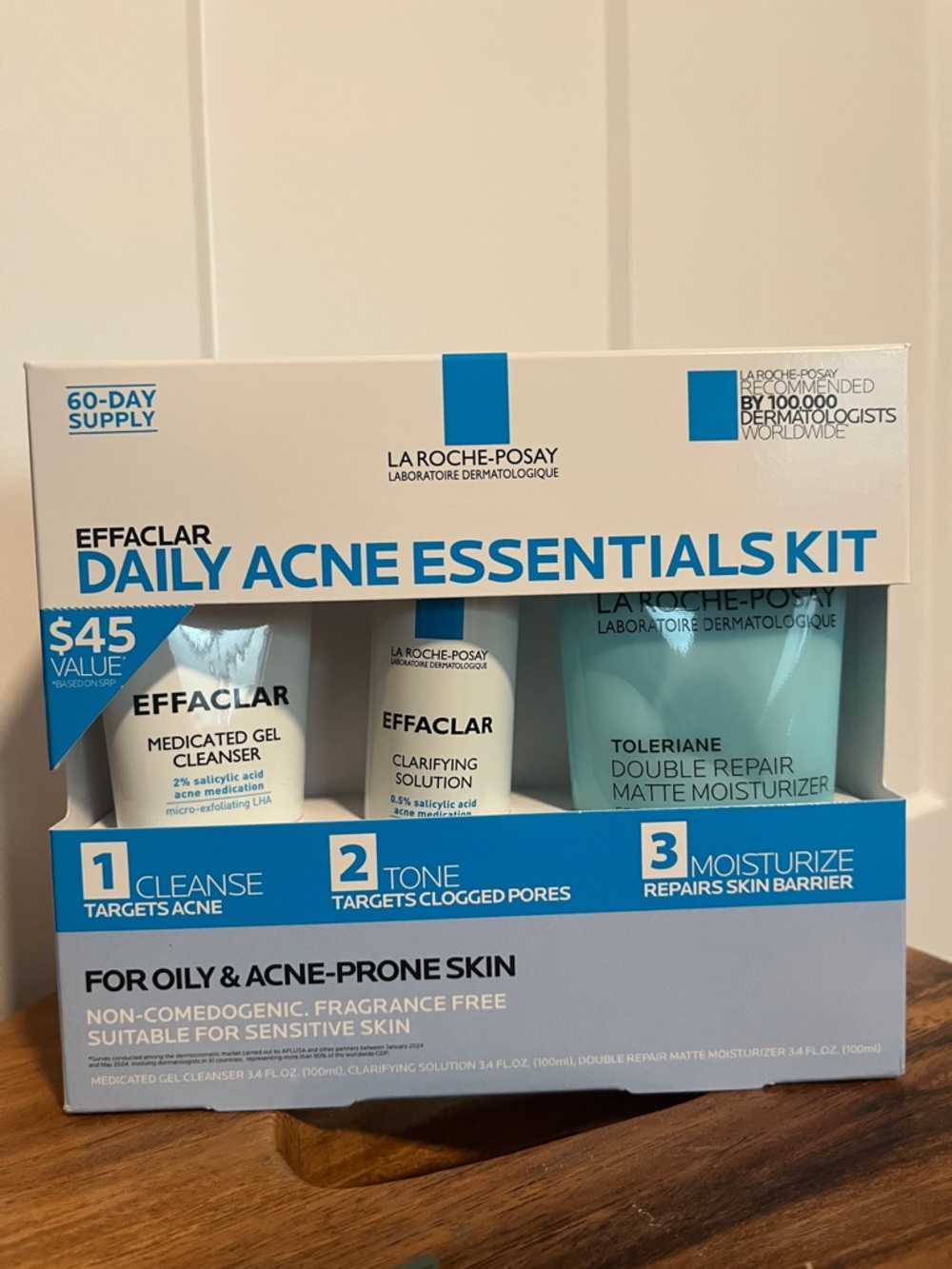 La Roche Posay Effaclar Daily Acne Essentials Kit – 3 piece